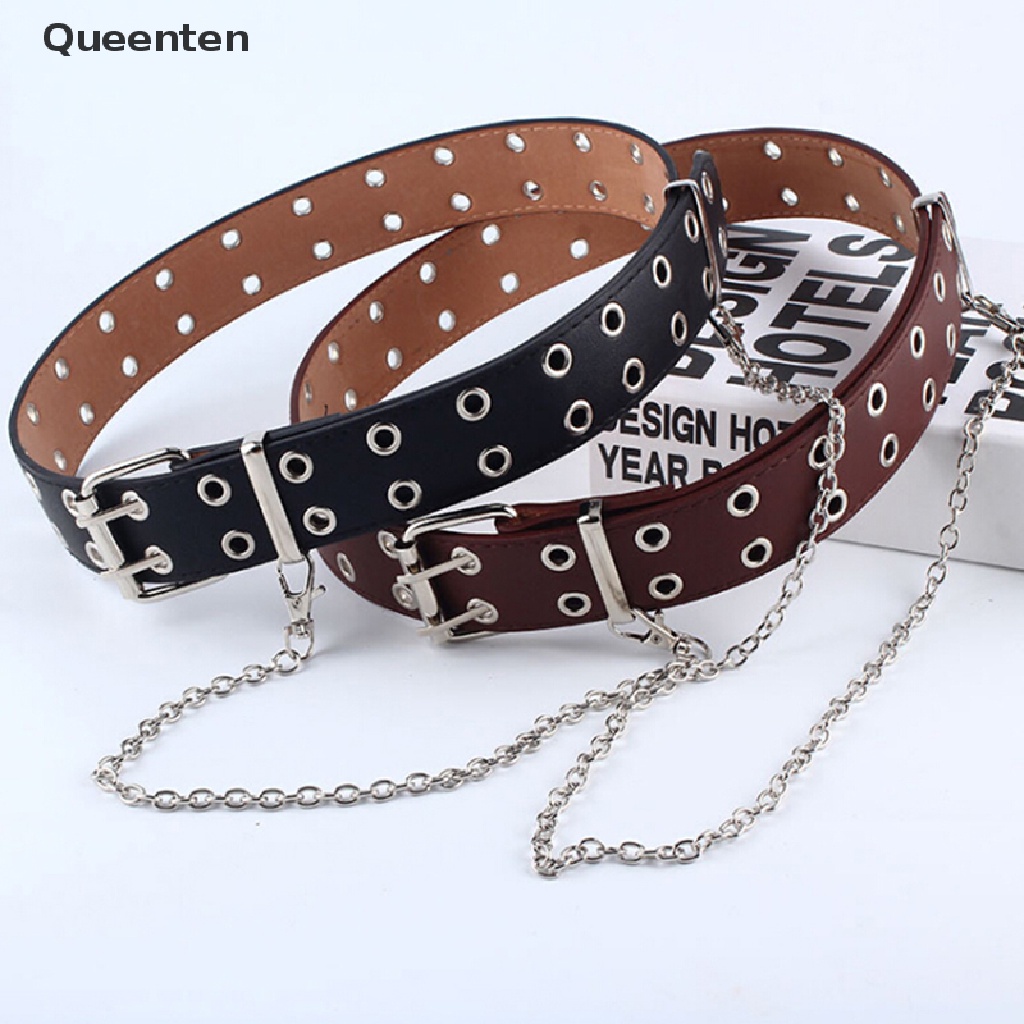 Thắt Lưng Da Hai / Đôi Phong Cách Punk Cá Tính Cho Nữ