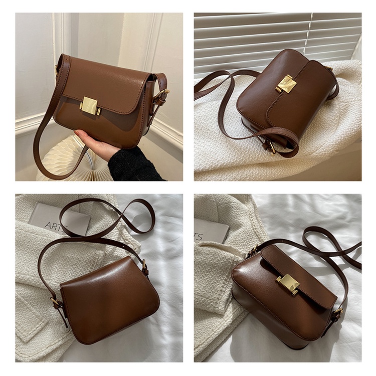 【INS HOT】Túi xách nữ phong cách cổ điển cao cấp, Sling bags hand bagsĐơn giản, thời trang và đẹp（5042）