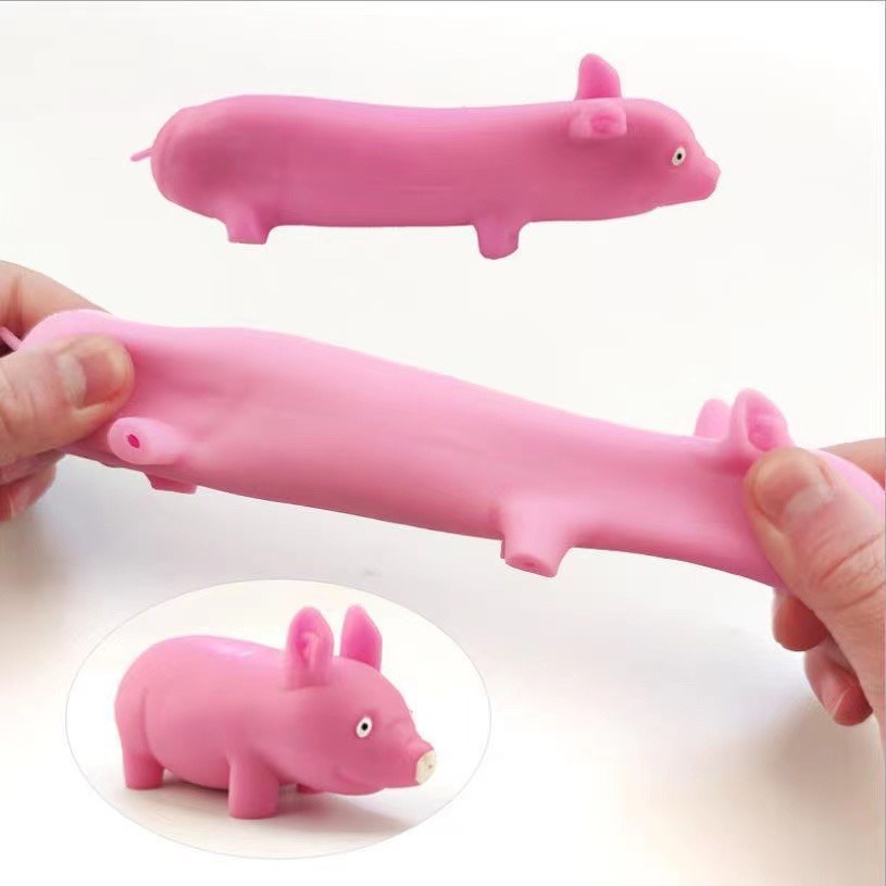 Heo Hồng mềm dẻo siêu kute-đồ chơi squishy heo hồng đáng yêu kéo dài GUDETAMA giúp giảm stress