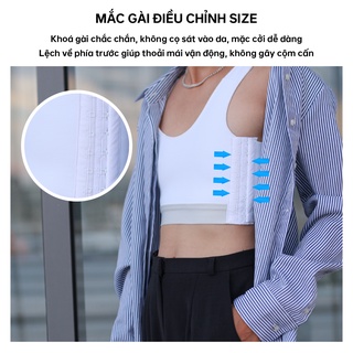 [Loại gài] Áo nịt ngực Tomboy dạng Thể thao có Nấc gài - áo bó ngực dành cho LGBT, sb, Transguys