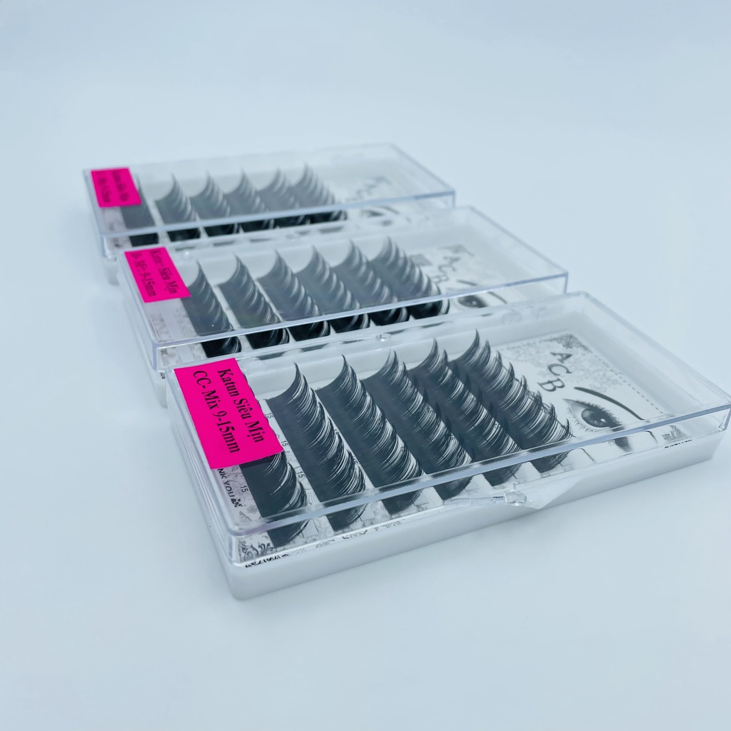 Mi katun siêu mịn 0.07 CONG C,CC,D,mix 9-15 mm_dụng cụ nối mi_THÚY HÀ