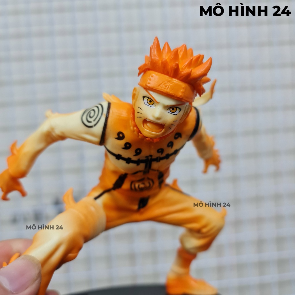 Mô Hình Naruto Shippuuden Uzumaki Naruto Vibration Stars III 3 Trạng thái chakra Cửu Vĩ - Kyuubi Chakra Mode tượng 24