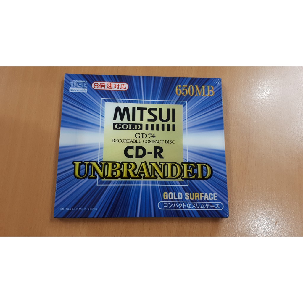 Phôi CD MITSUI GOLD hàng hiếm chuyên ghi Audio chất lượng cao nội địa Nhật bản