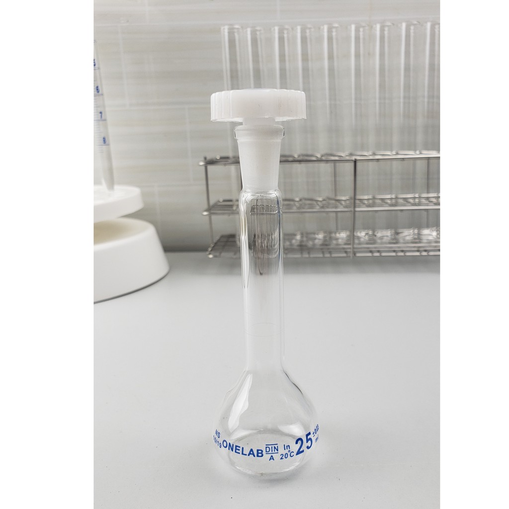 BÌNH ĐỊNH MỨC TRẮNG  10ml, 25ml, 50ml, 100ml, 250ml, 500ml, 1000ml Volumetric Flasks