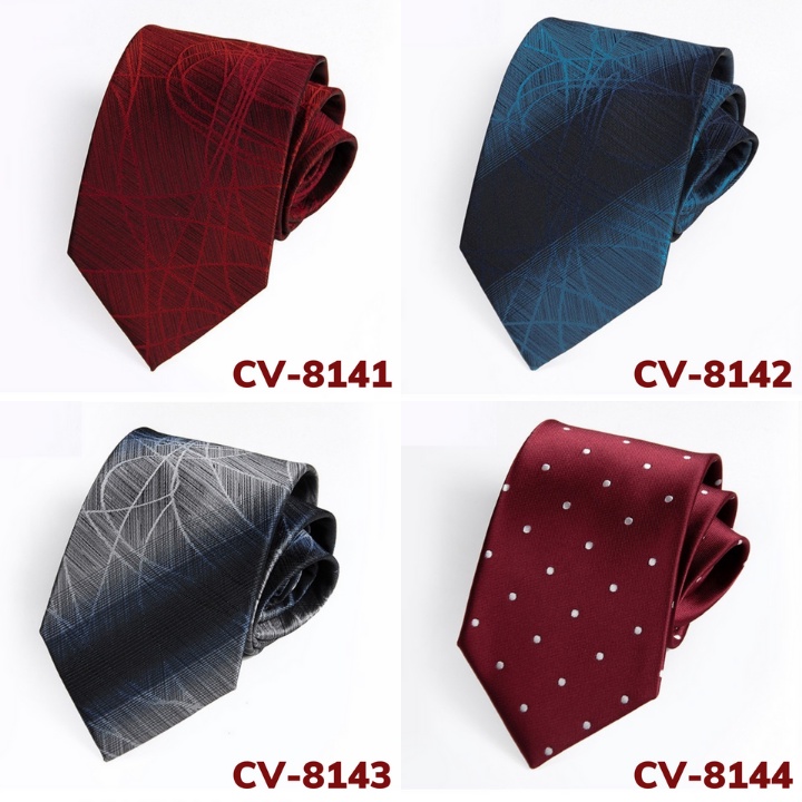 Cà vạt Nam cao cấp bản to 8cm phù hợp đám cưới, công sở, dự tiệc, cravat thời trang nam