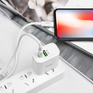 Củ sạc hoco c57 us pd+qc3.0 cho tablet điện thoại