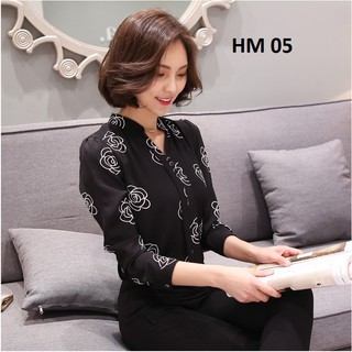 Áo sơ mi nữ đẹp xinh, thanh lịch, trẻ trung, mặc tôn dáng