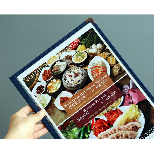 Bìa menu 10 trang A4