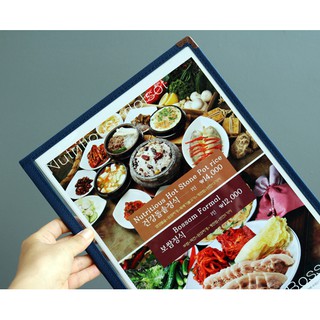Bìa menu 10 trang A4