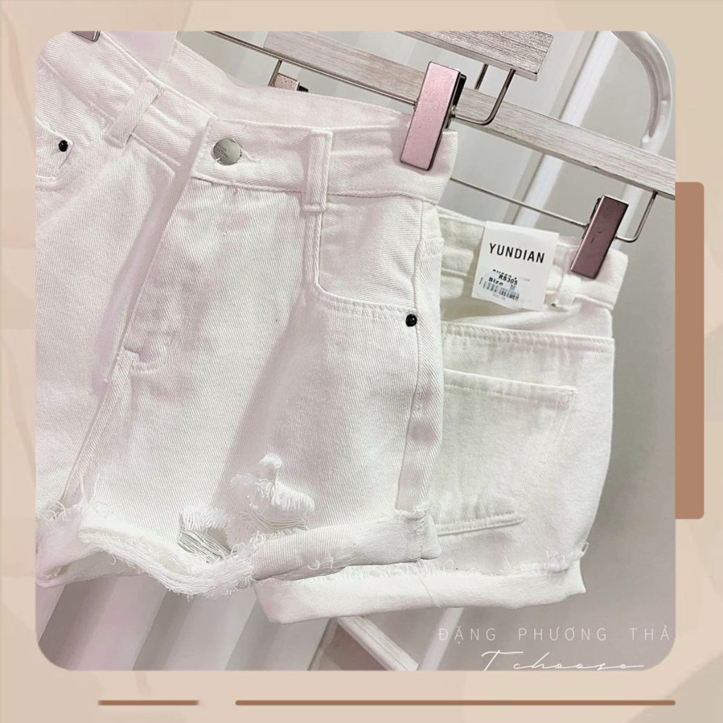 Quần Jean Short Cotton Rách Size To (60-85kg)
