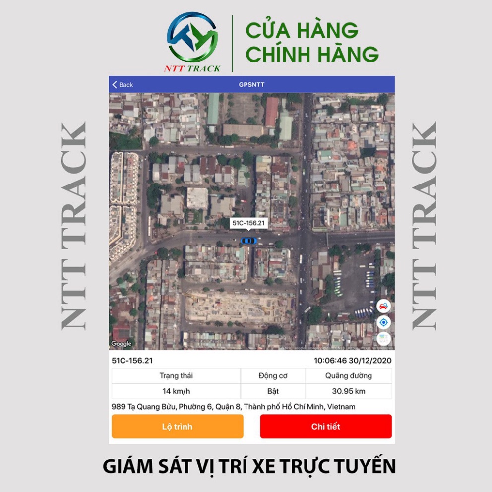 HOT SALE Thiết bị định vị GPS xe máy ô tô  A8-PRO bảo hành chính hãng 12 tháng - NTT Track )(*