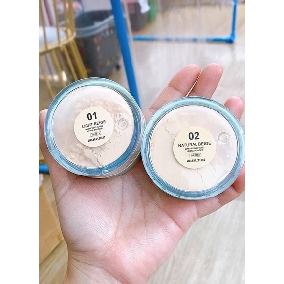 SIVANNA COLORS MATTIFYING FIXING LOOSE POWDER 9 g # HF5073