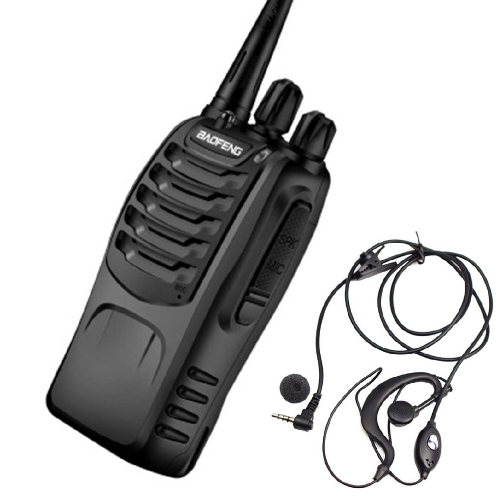 Bộ Đàm Uhf 400-470mhz 16ch Bf-888S Hai Chiều Radio 5 Chiều