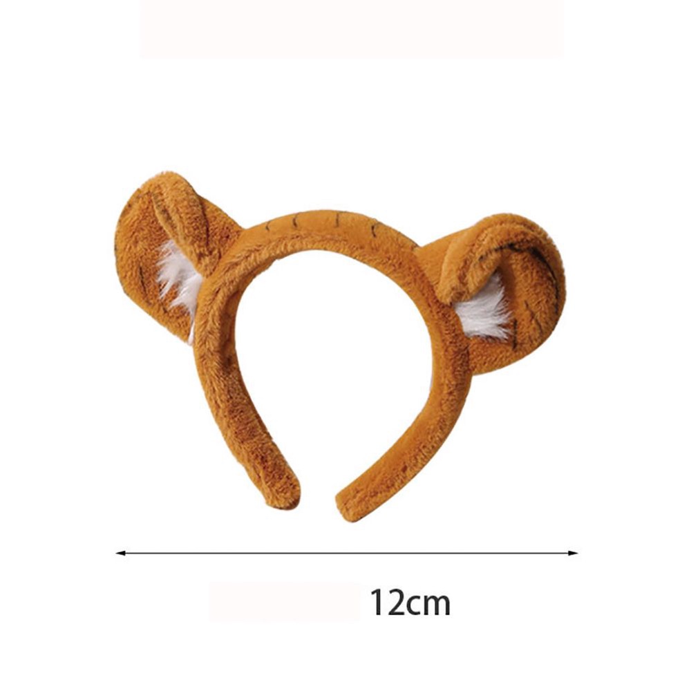 Băng Đô Cài Tóc Hình Tai Hổ Bằng Vải Bông Nhiều Màu Dễ Thương Phong Cách Hàn Quốc Cho Nữ