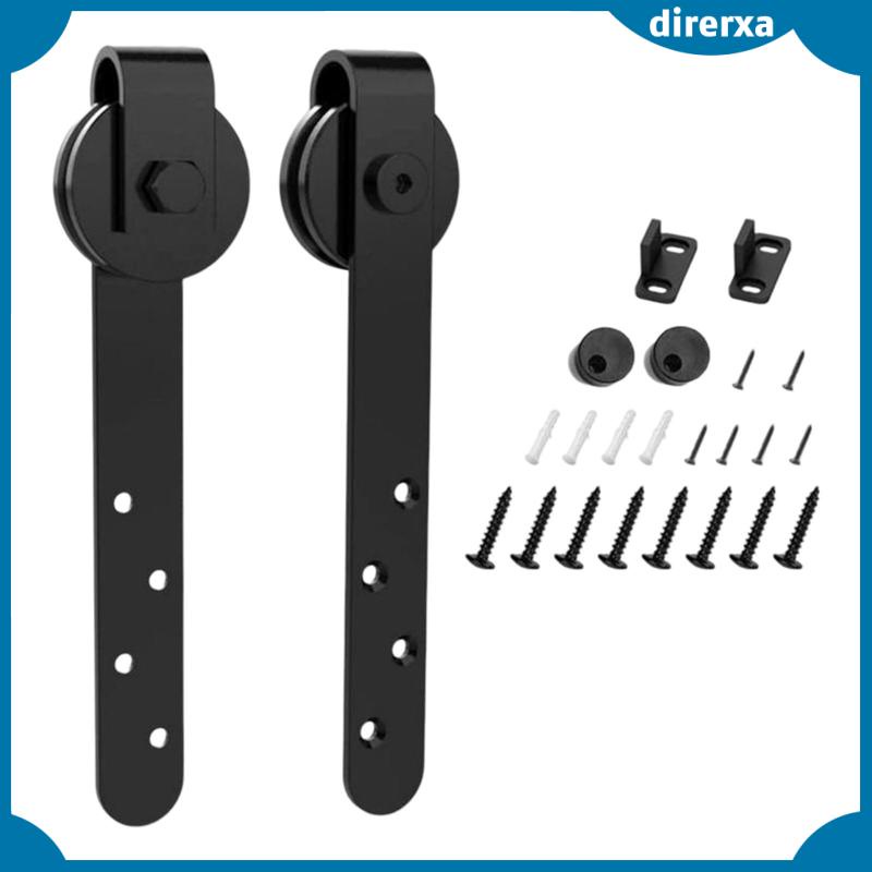 Bộ Thanh Trượt Cửa Ra Vào Bằng Thép Màu Đen Chất Lượng Cao