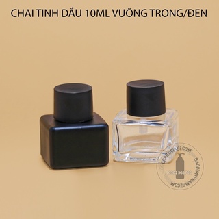 2 CHAI TINH DẦU 10ML VUÔNG