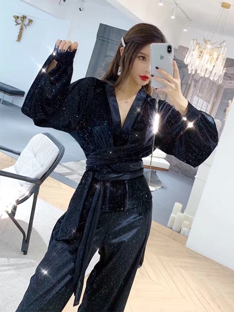 Set nhung lấp lánh sang chảnh
