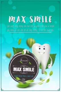 Than hoạt tính trắng răng max smile