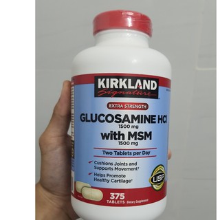 Glucosamin kirkland chai 375v của Mỹ
