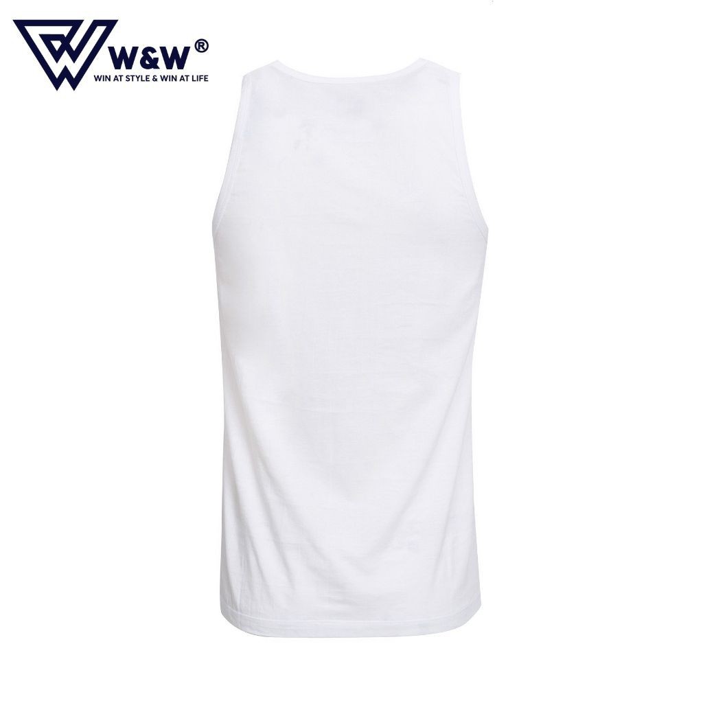 Combo Áo Lót Nam Ba Lỗ WW Màu Trắng Chất Liệu Cotton Thoáng Mát, Thấm Hút Mồ Hôi UNDERSHIRT01