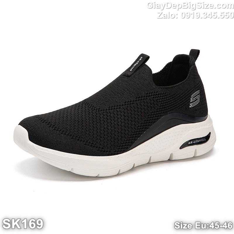 Giày chạy bộ, giày tập thể thao big size cỡ lớn EU:45-46 cho nam chân to