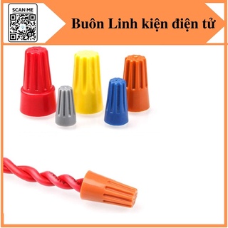 100 cút nối dây điện nhanh các cỡ sp1, sp2, sp3, sp4, su xoắn dây điện, cút nối dây điện tròn