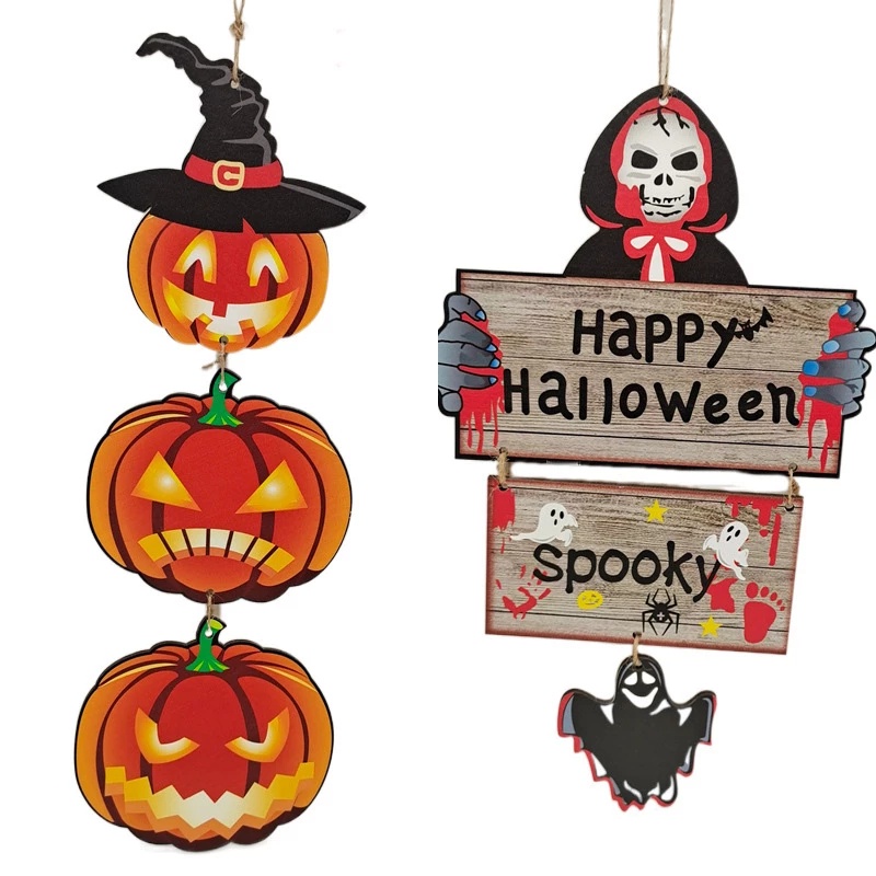 Biển Hiệu Treo Cửa Trang Trí Halloween