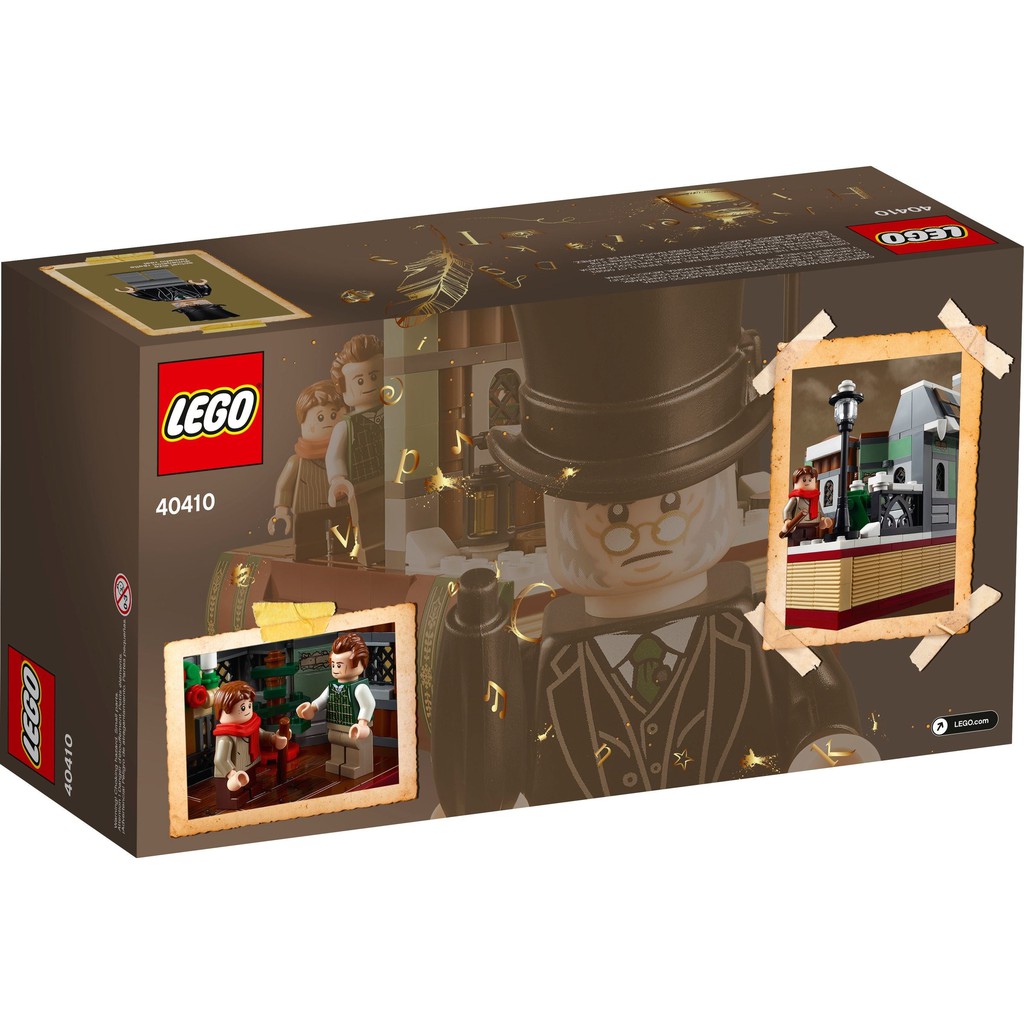 LEGO 40410 - Lắp ráp mô hình quyển sách "Bài Ca Mừng Giáng Sinh"