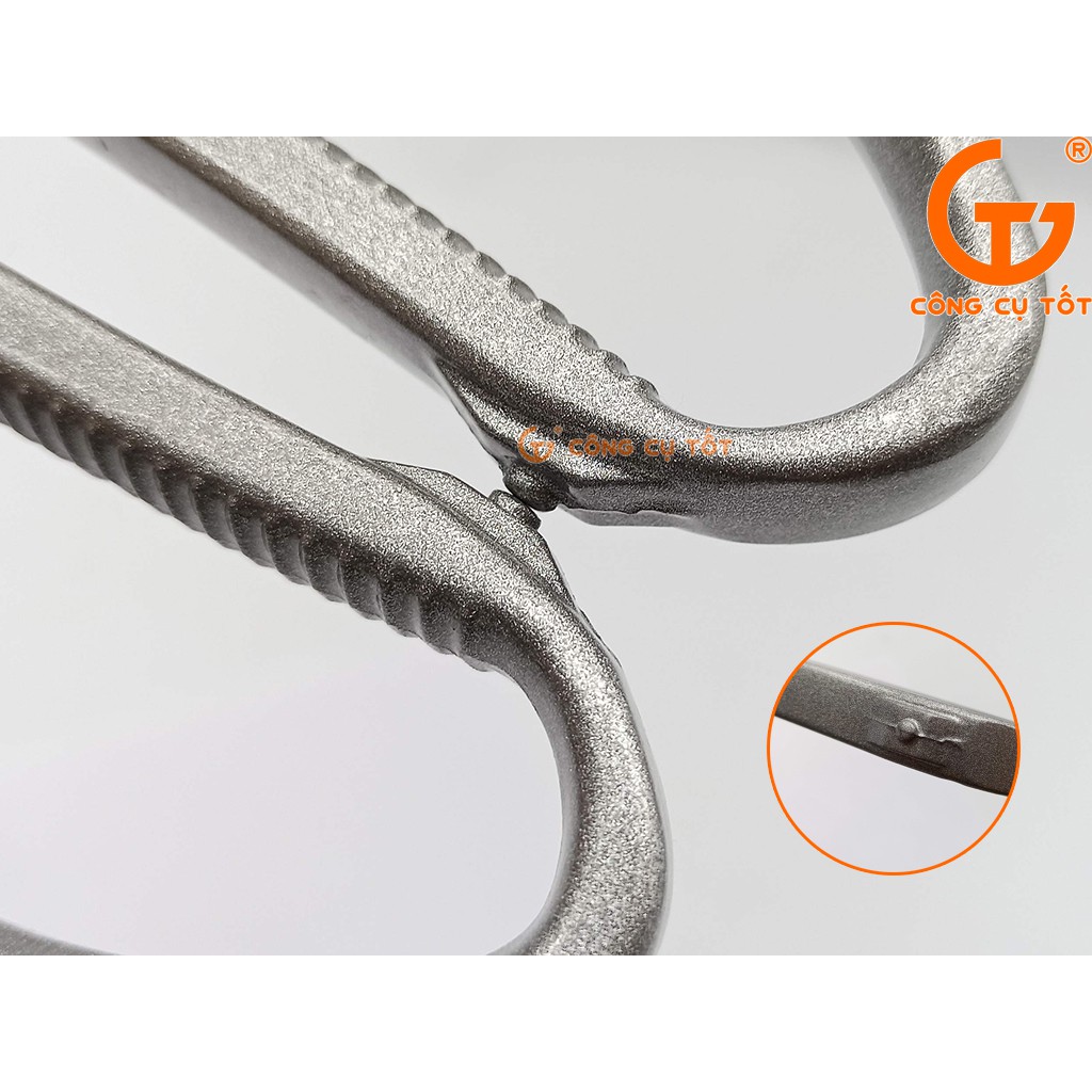 Kéo nhà bếp cán bạc Kapusi 215mm Nhật Bản K-0860 bằng thép SK5 sắc vĩnh viễn