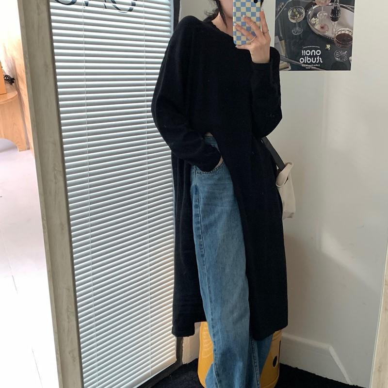 &quot;Trong chứng khoán&quot; hàn quốc của đức rong dài áo thun thời trang màu sắc màu sắc mở ngã ba áo khoác