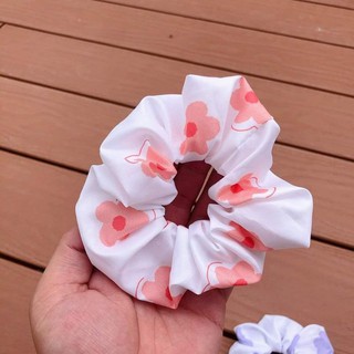 Cột tóc scrunchies Paster Plower- Thuỳ My Accessories