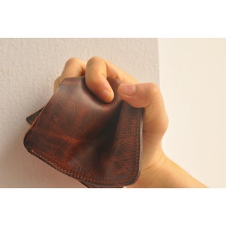 Ví Nam Đứng Da Bò Thật 100% Da Pullup Cao Cấp