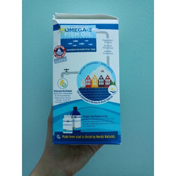 Viên uống bổ sung 690mg Omega 3 Nordic Naturals 180v hương chanh Mỹ
