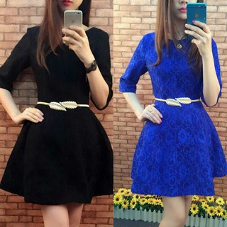 Thắt lưng hợp kim hình chiếc lá thời trang