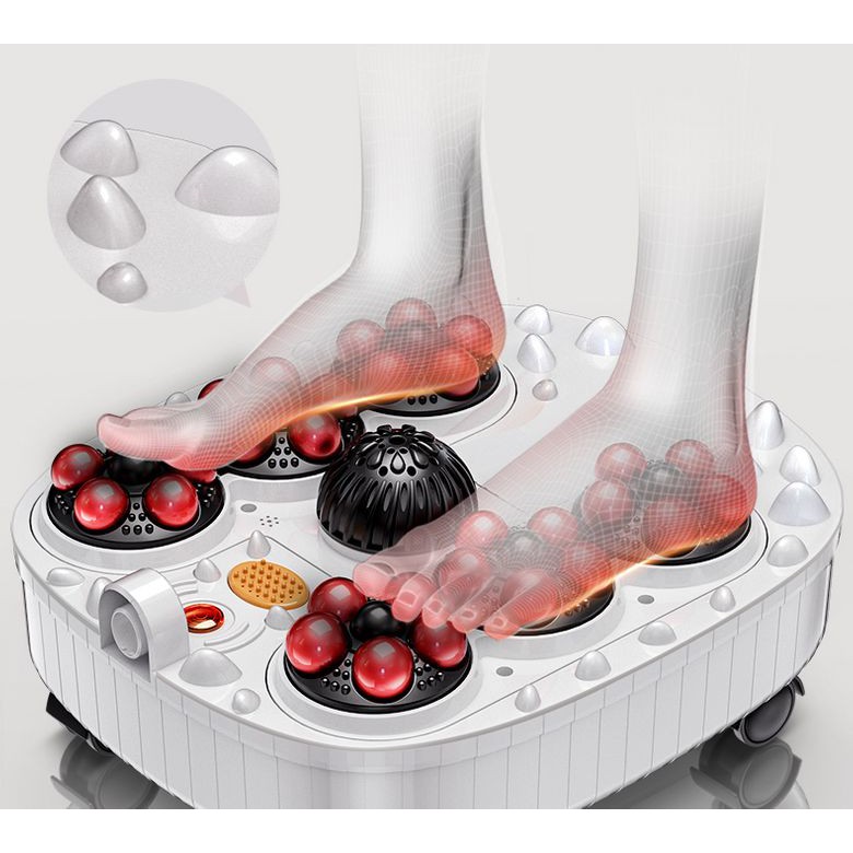 Máy ngâm chân massage hiệu RELAX EOMART xoa bóp bàn chân tự động thêm cân bằng nhiệt bản mới nhất FU202