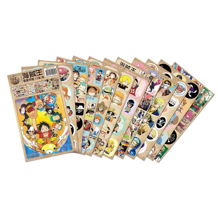 Ảnh dán lẻ tấm sticker One Piece Đảo Hải Tặc album ảnh dán anime quà tặng dễ thương