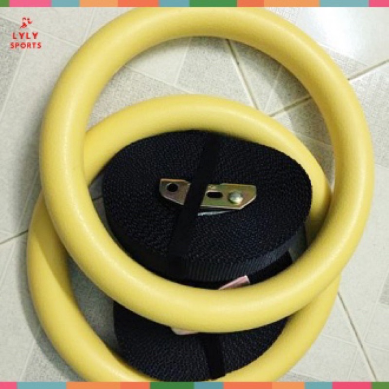 Vòng Treo Xà Gymnastic Rings, Vòng xà tay Brosman (Nhựa cao cấp) - LYLYSPORTS