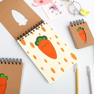 SỔ LÒ XO CÀ RỐT CỠ LỚN SIÊU CUTE