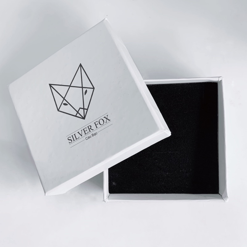 Hộp Giấy Đựng Quà Trang Sức CaoBac Silver Bông Tai, Nhẫn Sang Trọng Cao Cấp