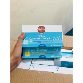 Nước muối sinh lý Pháp Gifrer - tép Vàng , tép Xanh