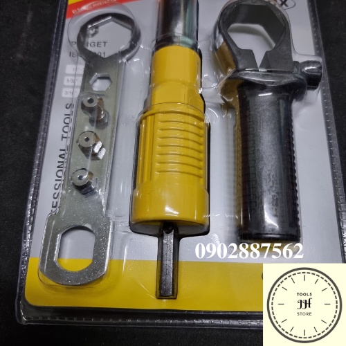 Đầu Rút Đinh Tán, Đinh Rive Gắn Máy Khoan Tay MAXPRO - Thân Nhôm - TD06S