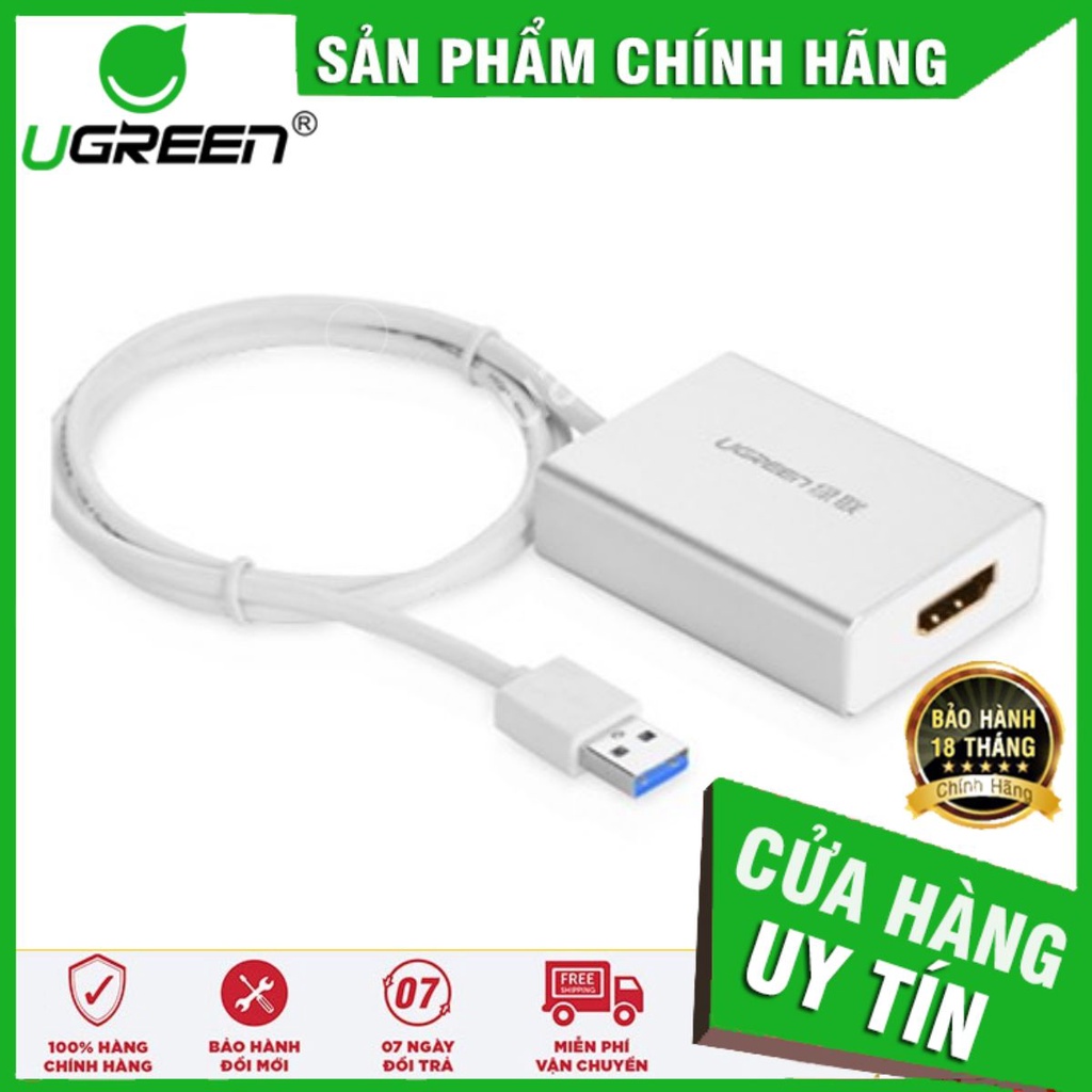 Ugreen 40229 - Cáp USB 3.0 to HDMI  ✔Hàng Chính Hãng✔