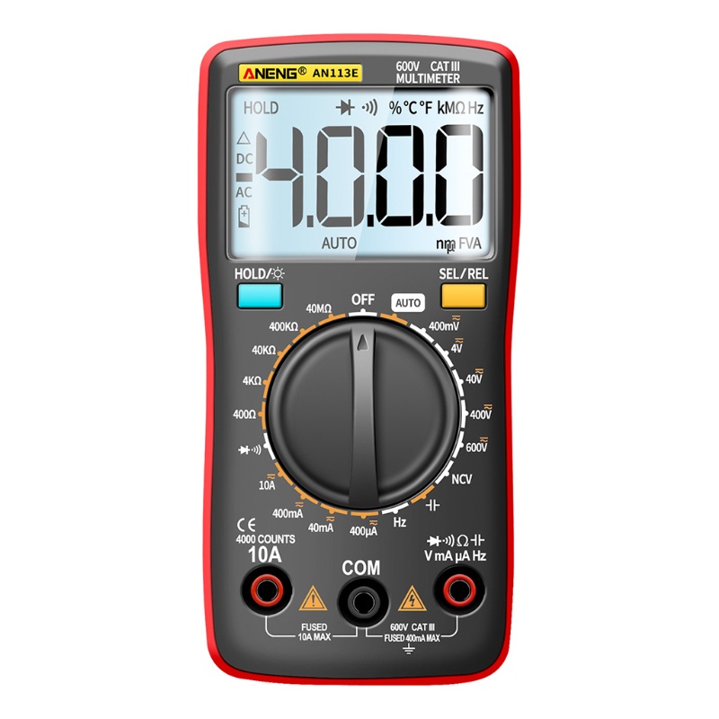 Vạn Năng Kế Kỹ Thuật Số AC / for DC 4000 Counts Chuyên Dụng Chất Lượng Cao