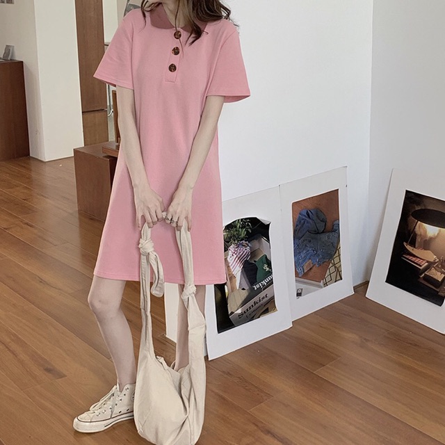 Váy polo ulzzang