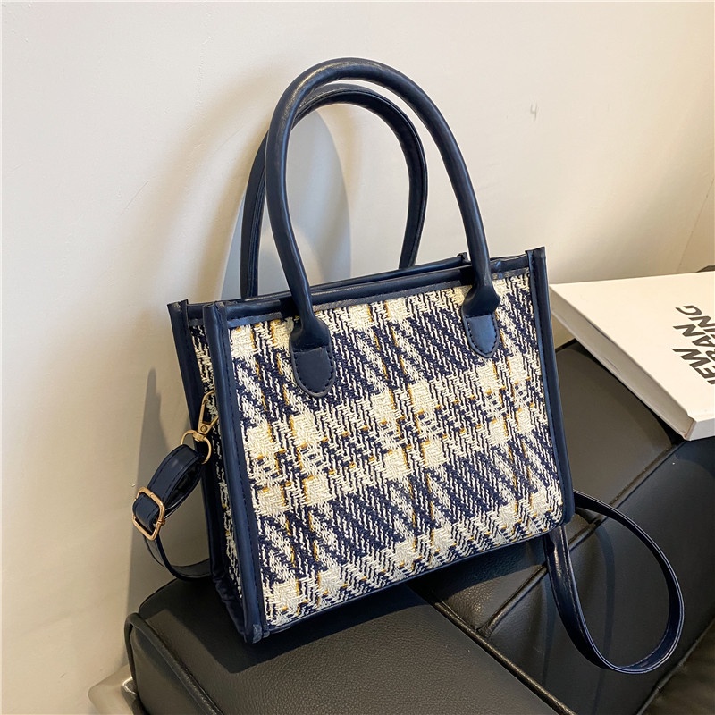 Túi xách màu trơn phong cách retro thời trang cho nữ 2021