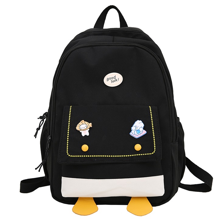 Balo nữ sinh vải mềm chống thấm nước hàng cao cấp siêu đẹp size 44cm -TẶNG KÈM GHIM GHIM CÀI SIÊU XINH BALO-560