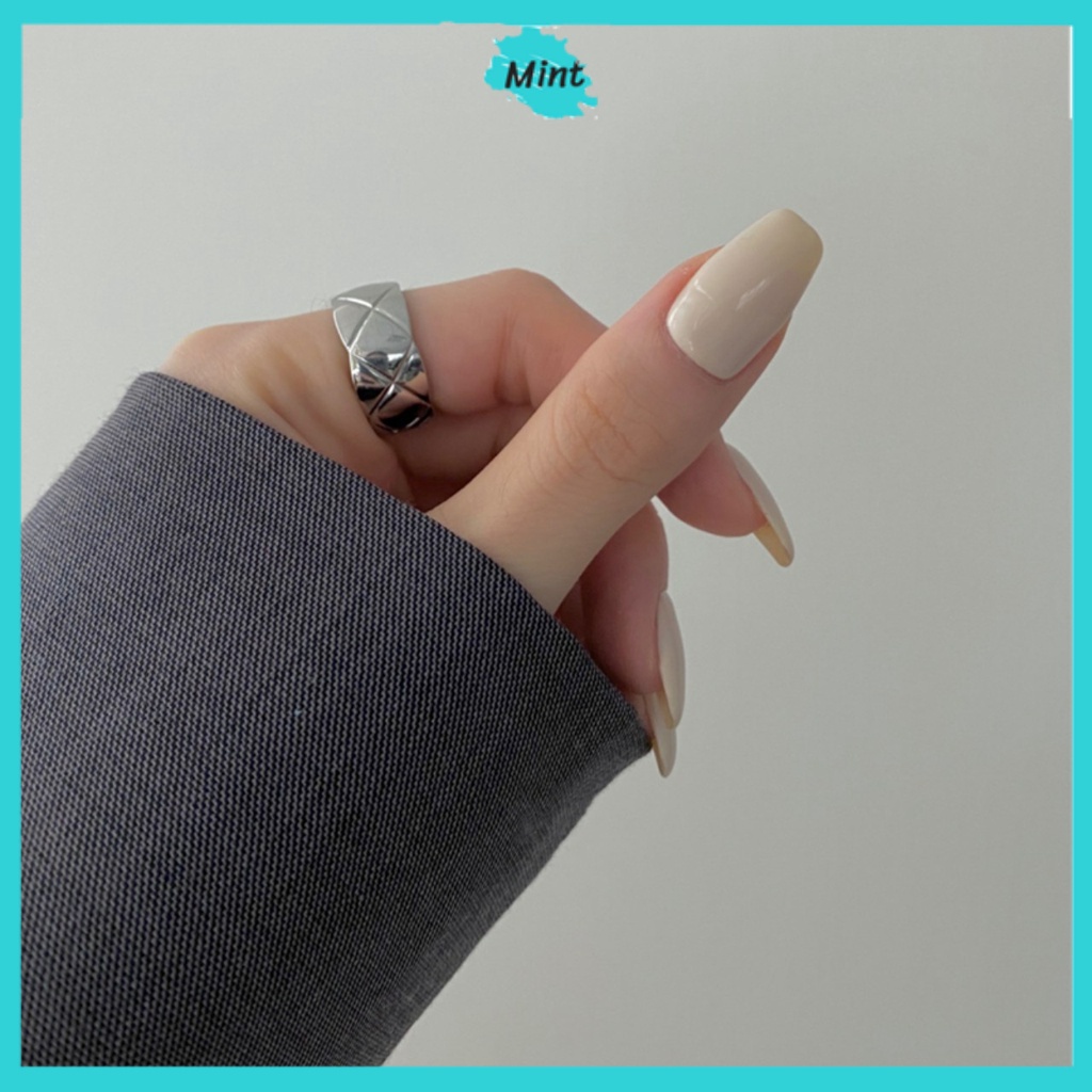 ❤️ĐỔI MÀU + FORM❤️ Nail Box Móng Úp Thiết Kế Trơn NB33 Nailbox Trơn Màu Trắng Sữa Sơn Siêu Bền