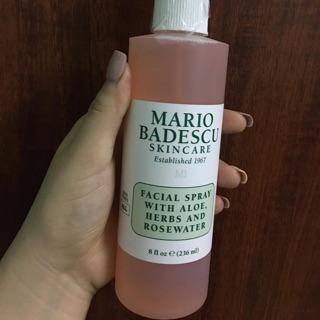 Trả order xịt khoáng+ chấm mụn mario badescu