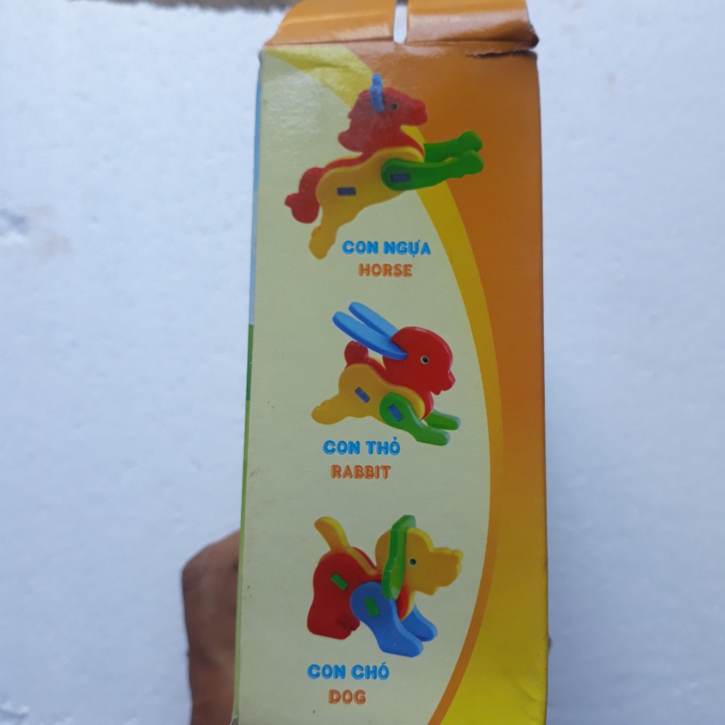 Bộ lắp ráp 3 con thú