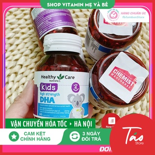 Dha kids healthy care cho bé 60 viên - úc úc
